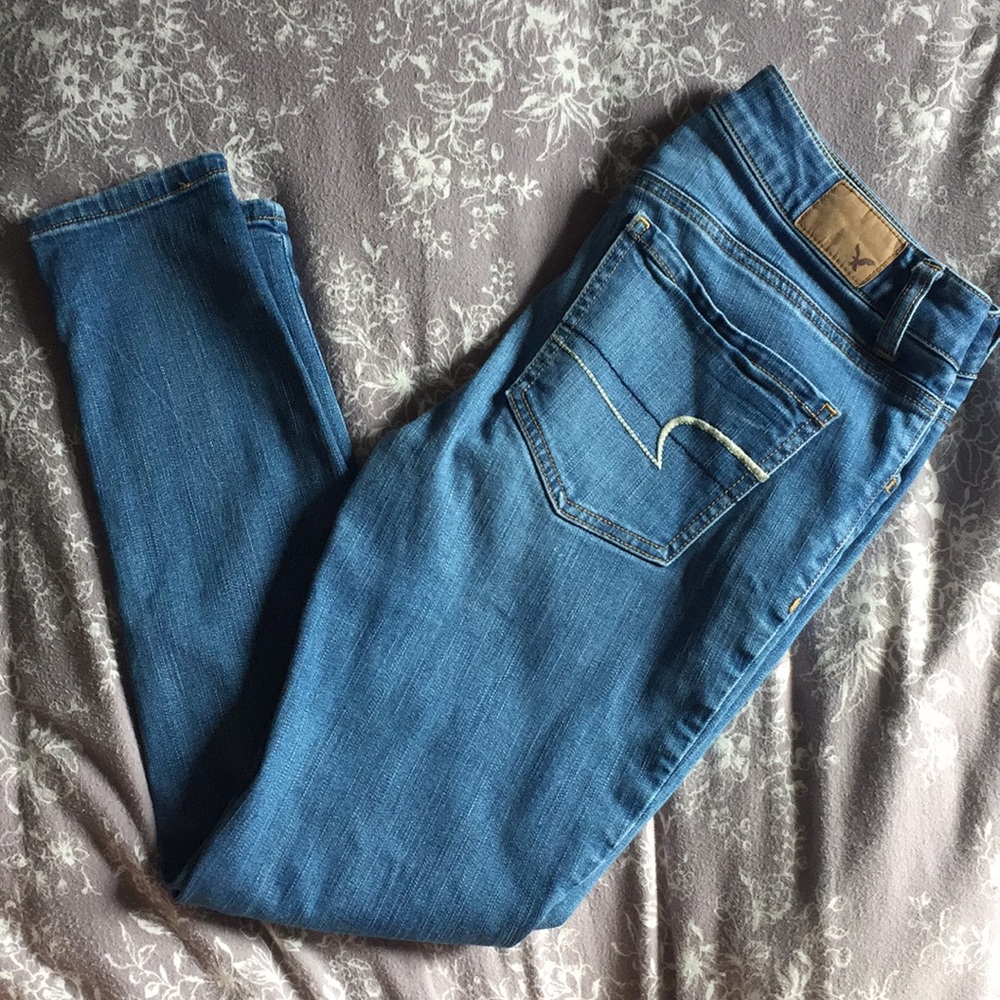 American Eagle jeans!!! Size 8 short!!